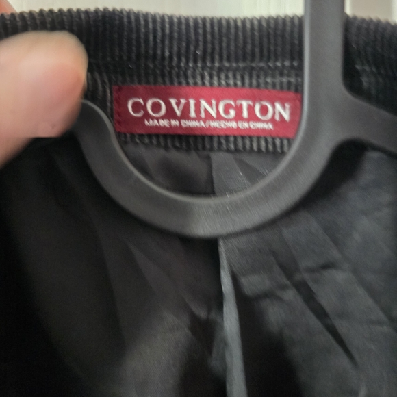Covington Black Corduroy Blazer - Picture 3 of 5